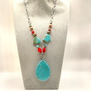 Vintage Carol Dauplaise Bohemian Statement Necklace